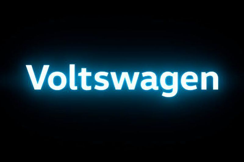 Den Schriftzug „Voltswagen“ sollen ab Mai 2021 alle Elektromodelle von Volkswagen in den USA tragen.