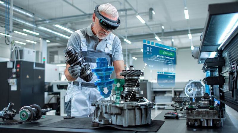 Augmented Reality kann die Produktivität in der Fertigung deutlich steigern.
