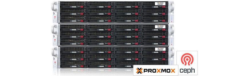 Drei Knoten mit möglichst identischer Ausstattung stellen für High Availability Cluster und HCI mit „Proxmox“ das Minimum dar.