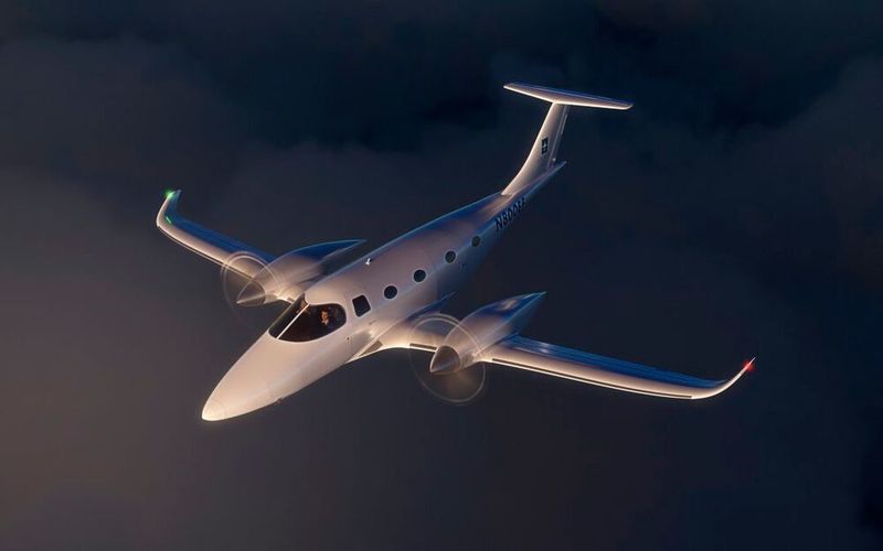 Acht Personen finden in dem Großraum-Flugtaxi von Bye Aerospace Platz.