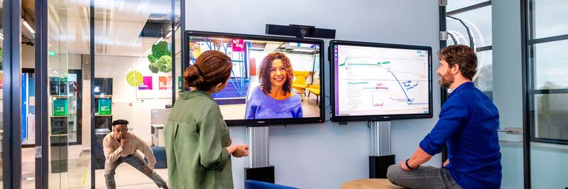 Mit „Ctouch for Teams Go“ können Anwender in Besprechungsräumen über ein Touchscreen die benötigte UCC-App öffnen.