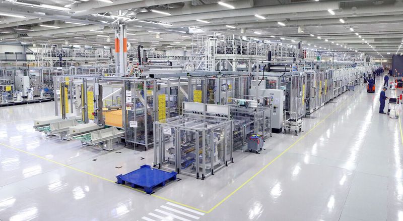 Die Produktion im Batteriewerk Salo in Finnland.