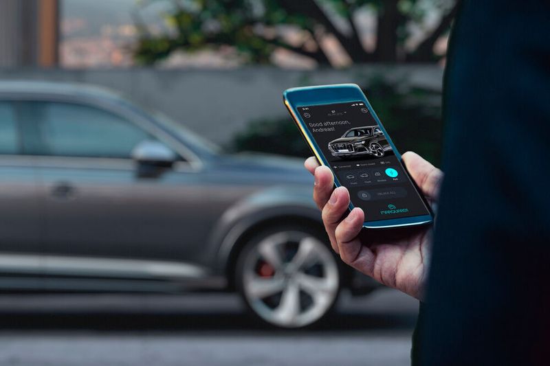 Statt Schlüssel: In Zukunft wird das Auto über das Smartphone geöffnet.