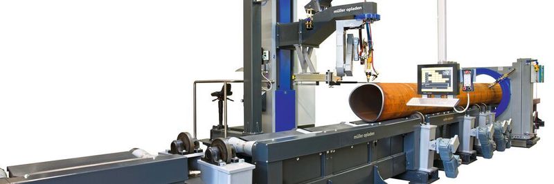 Eine 3D-Rohrbrennschneidmaschine wie die MO Classic von Müller Opladen ist dank CNC-Steuerungstechnik mit bis zu sieben Achsen, leistungsoptimierter CAM-Software und Rohrlogistik ein wichtiger Bestandteil moderner Fertigungen.