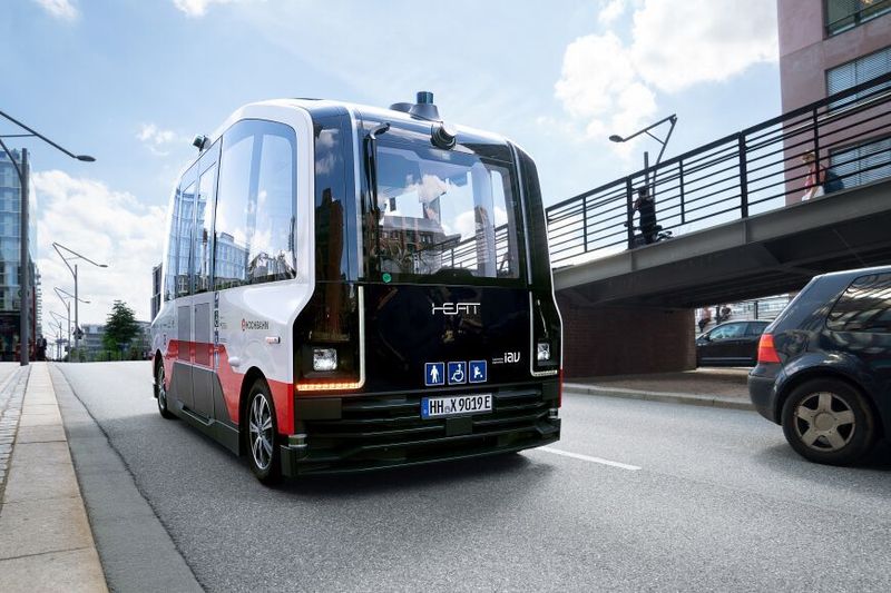 Im Projekt „Heat“ erprobt die Hochbahn mit verschiedenen Projektpartnern ein autonomes Shuttle.
