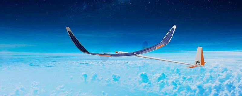 Das unbemannte Stratosphärenflugzeug kann unabhängig vom Wetter oder Flugverkehr in 20 km Höhe segeln.