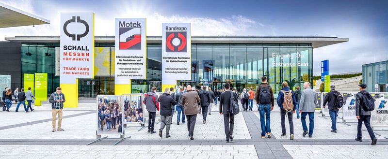 Dieses Jahr wieder vor Ort: Die Motek und Bondexpo findet von 5. bis 8. Oktober in Stuttgart statt.