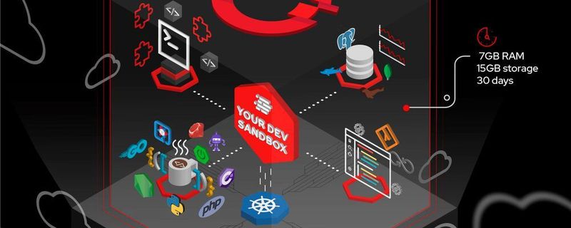 Die Red Hat Developer Sandbox bietet eine private OpenShift-Umgebung mit vorkonfigurierten Entwicklungswerkzeugen.