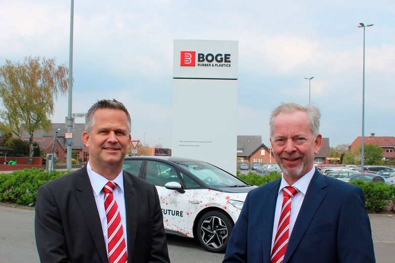 Der neue Boge-Chef Torsten Gehrmann (links) und sein Vorgänger Torsten Bremer.