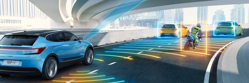 Andere Verkehrsteilnehmer im Visier: Autonome Notbremsassistenten müssen ihre Umgebung wahrnehmen und im Notfall aktiv eingreifen.
