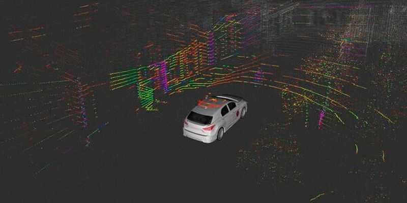 Mithilfe eines Sehtests soll festgestellt werden, ob die Sensorik der autonomen Fahrzeuge einwandfrei funktioniert.