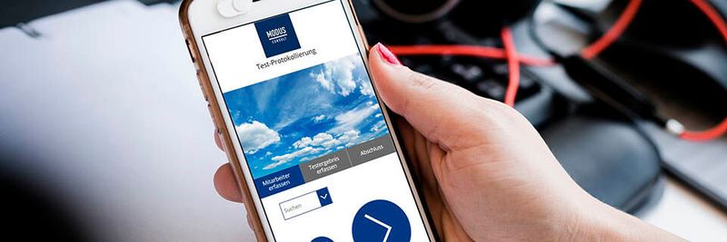 Die Corona-Selbsttest‐App sorgt für eine schnelle und lückenlose Dokumentation der Testergebnisse.