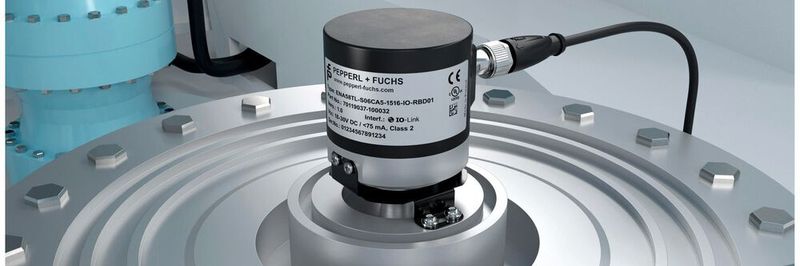 Positionierung und Überwachung einer Drehachse mit einem IO-Link Encoder.