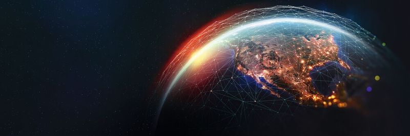 Die Welt wird von einem Datennetzwerk umspannt. Das Internet ist nur ein Teil davon.
