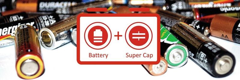 Superkondensatoren übernehmen in hybriden Energiespeichern Lastspitzen und verlängern so die Lebensdauer der Batterien.