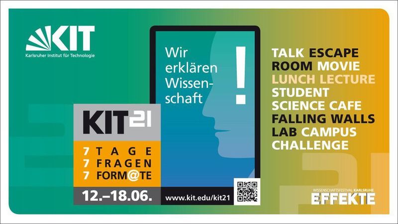 An sieben Tagen präsentiert das KIT relevante Themen in verschiedenen Formaten.