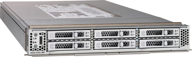 Der Kern in der Ausrichtung von Cisco auf Hybrid Cloud und Infrastruktur als Service ist das neue Hardwarekonzept „Cisco UCS x“; im Bild ist der Compute Node „UCS X210c“ zu sehen.