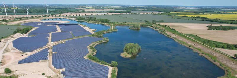 Das Kraftwerk in Wusseken: Greenpeace Energy will jährlich etwa elf Gigawattstunden aus der Solaranlage mit über zehn Megawatt Leistung beziehen.