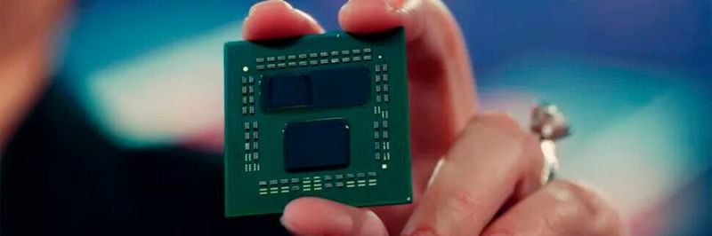 AMD's new 3D chiplet technology, developed in partnership with TSMC.