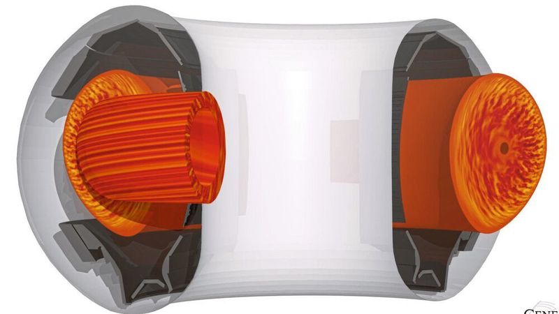 Fusionsreaktoren: Plasma-Simulationen und -Modellierungen – hier die Simulation der Turbulenz im Plasma der IPP-Anlage ASDEX Upgrade – haben sich in den letzten Jahren dramatisch verbessert.