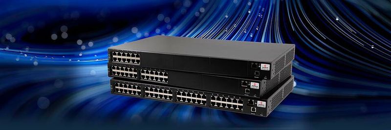 Microchip bietet die Multiport-Multi-Gigabit-Midspans mit sechs, zwölf und 24 Ports an.