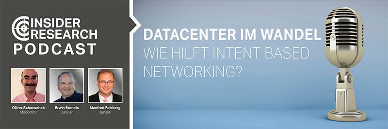 DataCenter im Wandel – Wie hilft Intent Based Networking?, ein Interview von Oliver Schonschek, Insider Research, mit Erwin Breneis und Manfred Felsberg von Juniper Networks