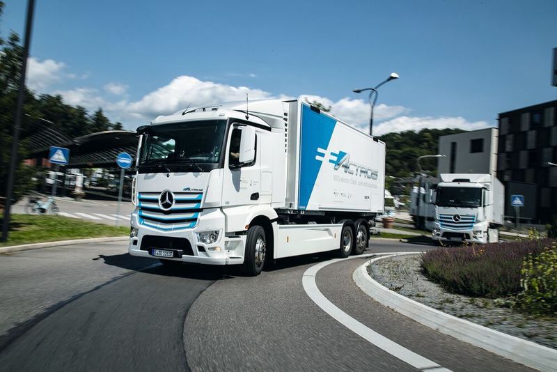 Der E-Actros ist das neue Elektro-Zugpferd von Daimler.