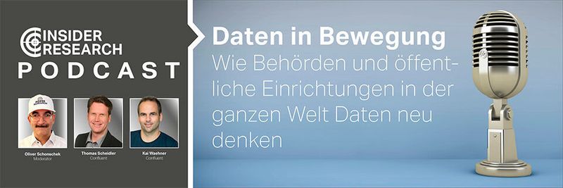 Daten in Bewegung – Wie Behörden und öffentliche Einrichtungen in der ganzen Welt Daten neu denken, ein Interview von Oliver Schonschek, Insider Research, mit Thomas Scheidler und Kai Waehner von Confluent.