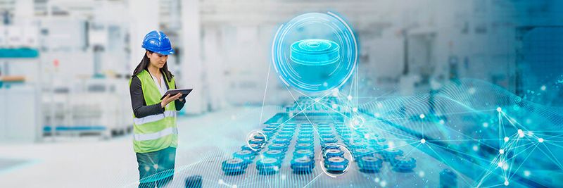 Technologischer Durchbruch in der Industrie. Erfahren Sie, wie intelligente Sensoren schon heute kluge Entscheidungen treffen.