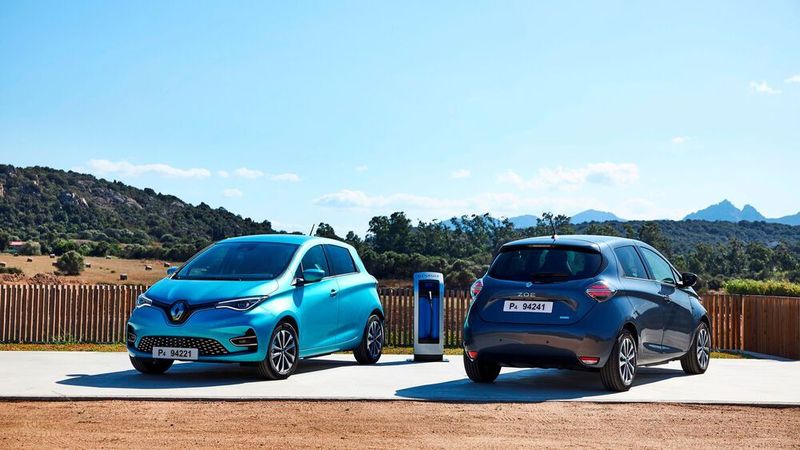 Stromer, wie dieser Renault Zoe, sorgten im letzten Jahr für bessere Werte.