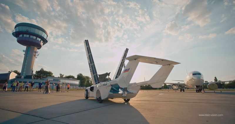 Das Aircar hat bereits etliche Testflüge bestritten, der letzte dauerte 35 Minuten.