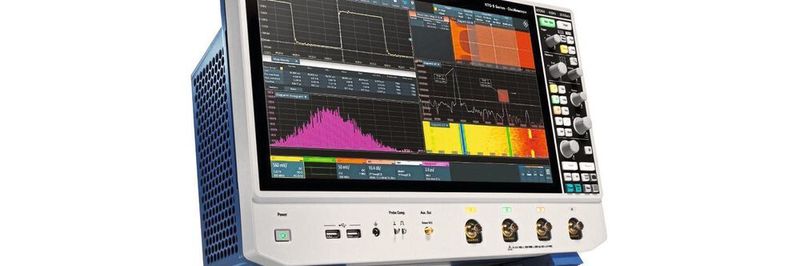 Oszilloskop bis 6 GHz: Mit der Familie R&S RTO6 bringt Rohde & Schwarz ein Messgerät auf den Markt, das für den Laborarbeitsplatz gedacht ist. Der Hersteller setzt auf ein neues Design.