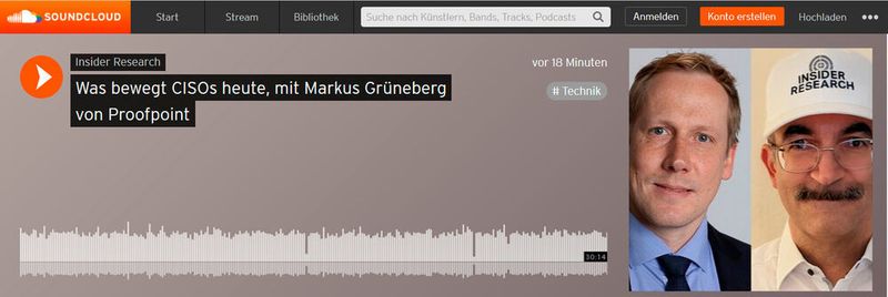 Was bewegt CISOs heute, ein Interview von Oliver Schonschek, Insider Research, mit Markus Grüneberg von Proofpoint.