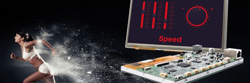 Die Smart Embedded Produktfamilie: eine neue Display-Generation von Glyn.