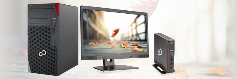 Zu den neuen Workstations und Desktop-PCs mit Intel-Core-Prozessoren der 11. Generation zählen der Fujitsu Celsius W5011 im geräumigen Towergehäuse und der sehr kompakte Fujitsu Esprimo G5011.