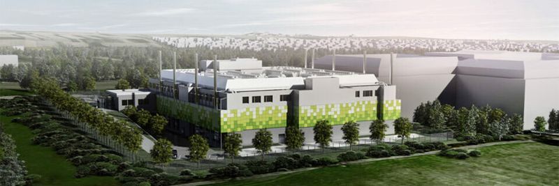 So könnte das geplante Maincubes-Rechenzentrum „FRA02“ in Schwalbach bei Frankfurt einmal aussehen. Die Eröffnung ist für den Sommer 2023 geplant.