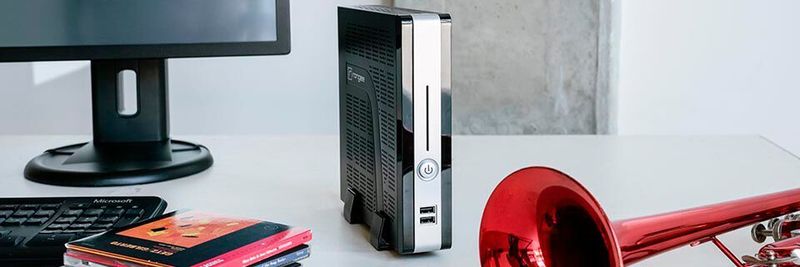 Thin Clients arbeiten mit den gleichen Prozessoren wie für Büroarbeiten ausgelegte Desktop-Rechner, kommen aber ohne deren Ballast aus.