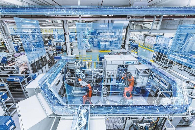 Beispiel Mahle: Die in den Produktionsanlagen erzeugten Daten sind heute über das Firmennetzwerk verfügbar.
