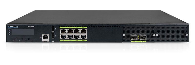 Mit dem Lancom ISG-8000 sei es möglich, bis zu 3.000 Standorte über hochsicheres IPsec-VPN anzubinden.