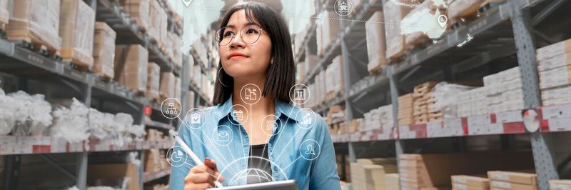 Die Blockchain ist eine sichere Technologie zur Verfolgung eines Produkts oder einer Transaktion vom Beginn der Wertschöpfungskette bis zur Zahlung.