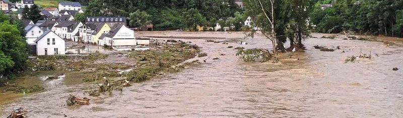 Hochwasser im Juli 2021 bei Altenahr Kreuzberg
