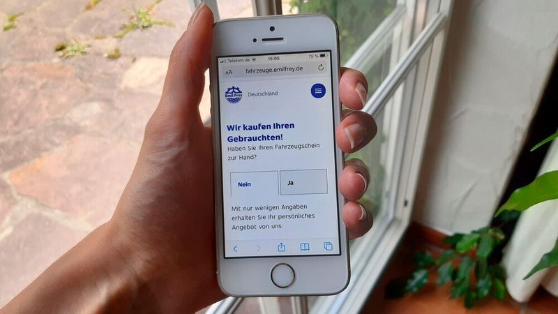 Wer sein Auto an die Emil-Frey-Gruppe verkaufen möchte, hat zwei digitale Ankaufstrecken zur Auswahl.