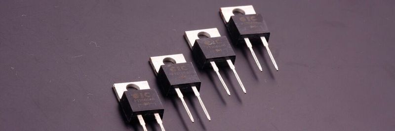 Compared to Si bipolar diodes, the Schottky barrier diodes enable dramatically reduced switching losses.
