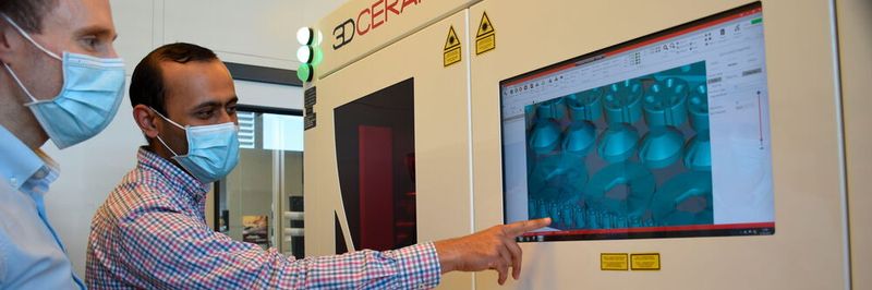 Der Kleinmotorenhersteller Maxon beschäftigt sich seit einem Jahr mit 3D-Druck mit technischer Keramik.