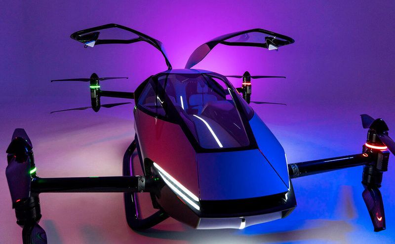 Der chinesische Elektroautobauer Xpeng bringt ein Flugauto mit nach München zur IAA.