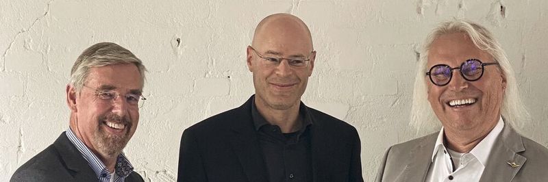 Die Gründungsmitglieder des ALA (v.l.n.r.): Heiner Hans (TRILUX Akademie), Jürgen Spitz (DIAL) und Thomas Klimiont (LiTG).