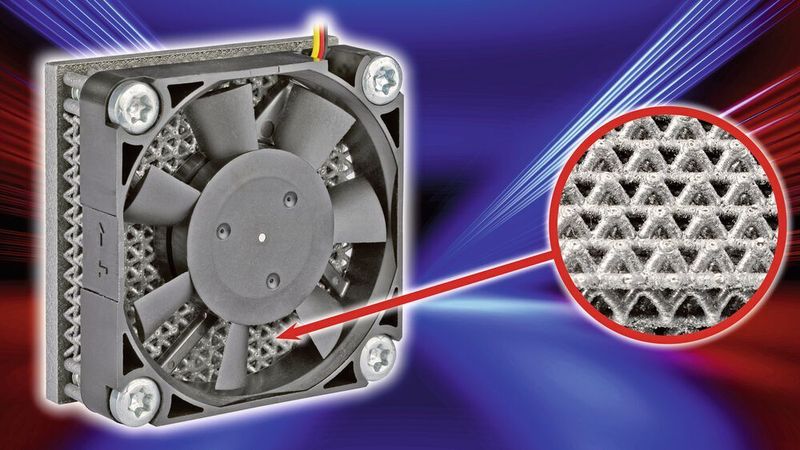 Kühlkörper neu gedacht: Der 3D-Druck bringt Designfreiheiten für Kühlkörper, die in eine um 30 Prozent verbesserten Kühlleistung münden.