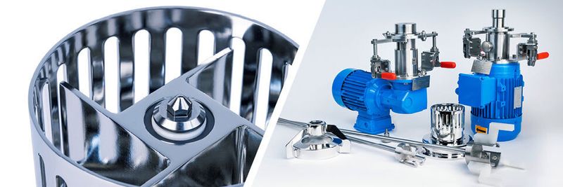 ZETAs High-Shear-Mixer zeichnen sich im Vergleich zu herkömmlichen Rührwerken durch höhere Scherkräfte, höhere Rotordrehzahlen und höhere Leistungseinträge aus.