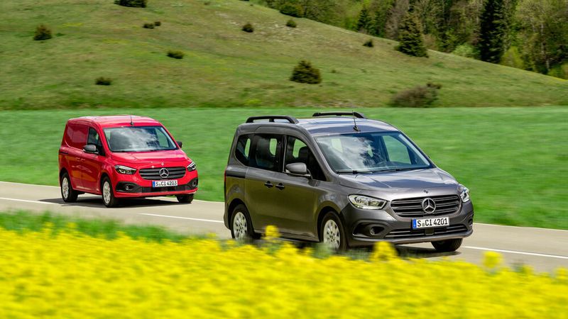 Der neue Mercedes Citan ist zunächst in den Versionen Kasten und Tourer erhältlich.