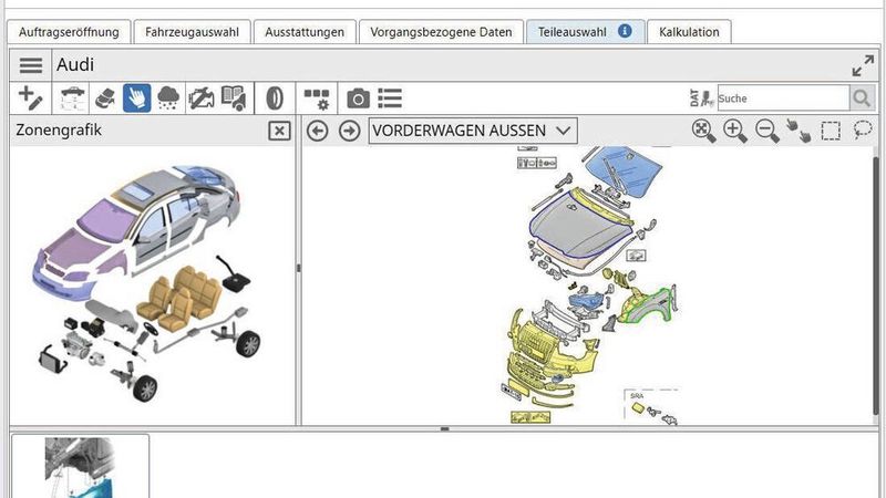 Die bekannte Schadenkalkulationssoftware Silver-DAT 3 steht im Mittelpunkt des diesjährigen Automechanika-Auftritts. Sie bietet zahlreichen Neuerungen und Detailverbesserungen.